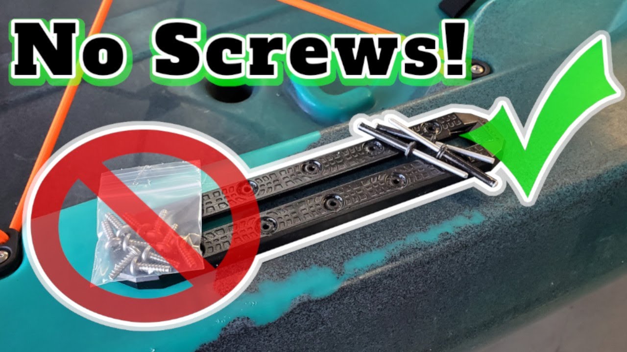 Install YakAttack Mighty Mount XL On Old Town Sportsman 106 (Or Any Kayak) Without Screws!