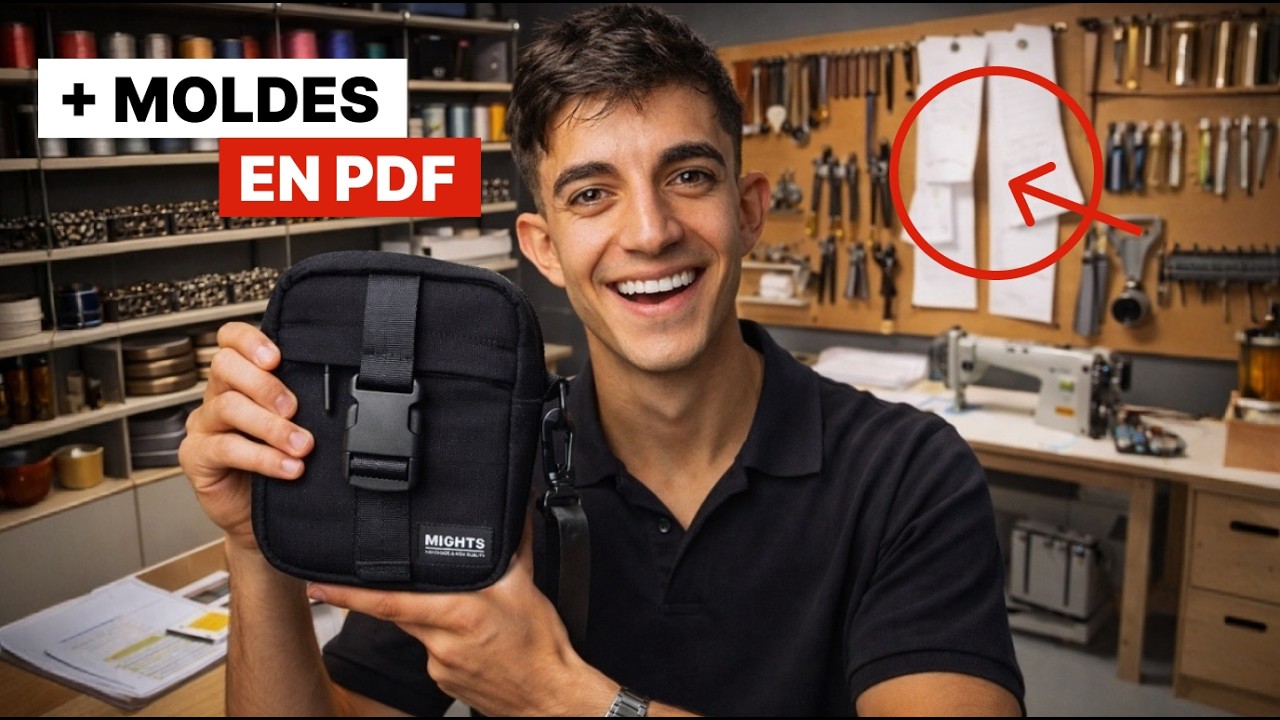 ¿Cómo se hace un morral? | CURSO GRATIS (+ moldes)