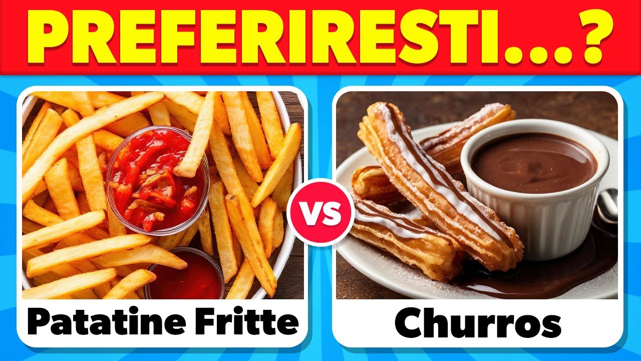 Preferiresti...? 🍟🍧🍨 Dolce e Salato 🍔