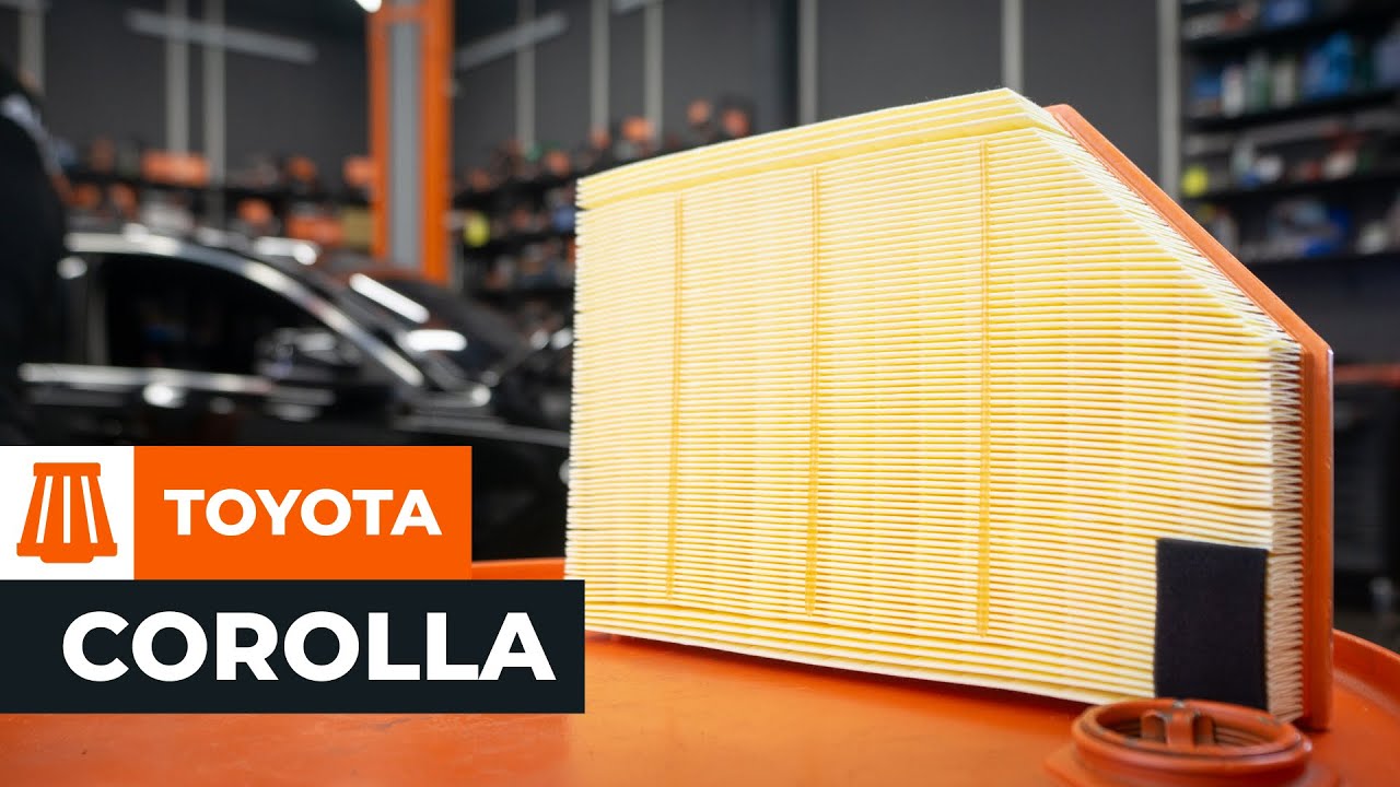 Kuinka vaihtaa ilmansuodatin TOYOTA COROLLA VERSO 2 -merkkiseen autoon OHJEVIDEO | AUTODOC