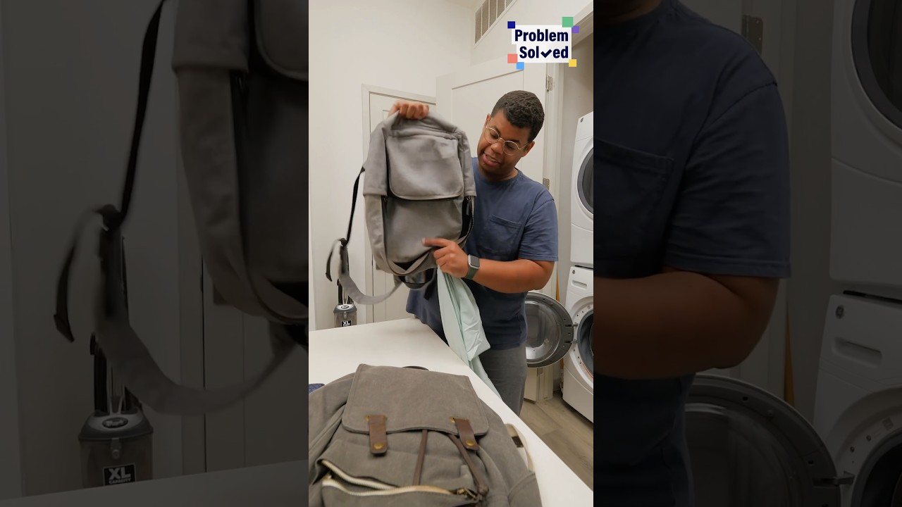 Your book bag is dirty. Clean it for school 🎒