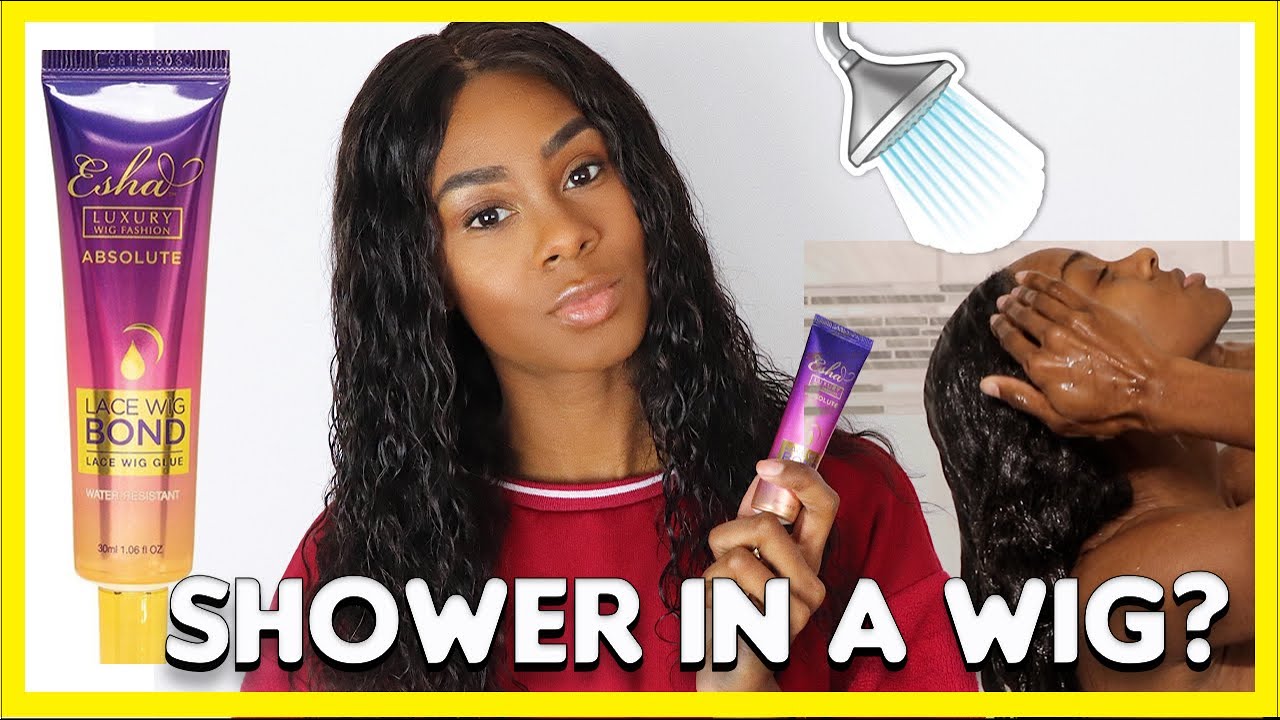 HONEST & DETAILED ESHA WIG GLUE | WATER PROOF GLUE | DOES IT WORK? | ALYSSA DENAYE