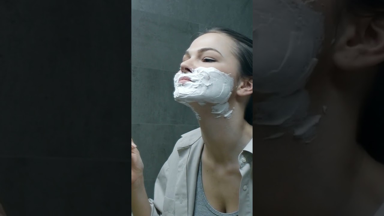 Young Beautifull Girl Shaving her Face in the Morning | Top 10 | #shorts