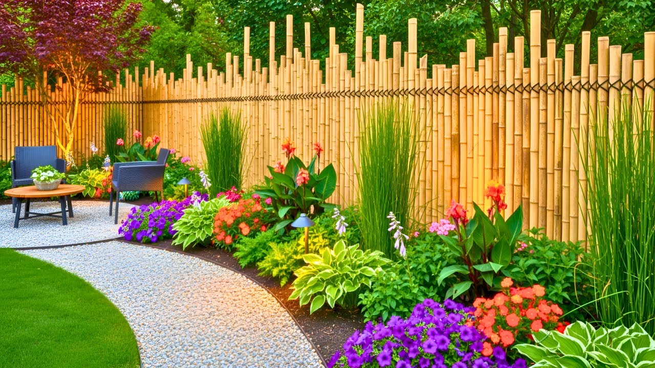 Backyard Bamboo Fencing Ideas | DIY Privacy Screen & Outdoor Bamboo Fence Designs for Style Retreat!