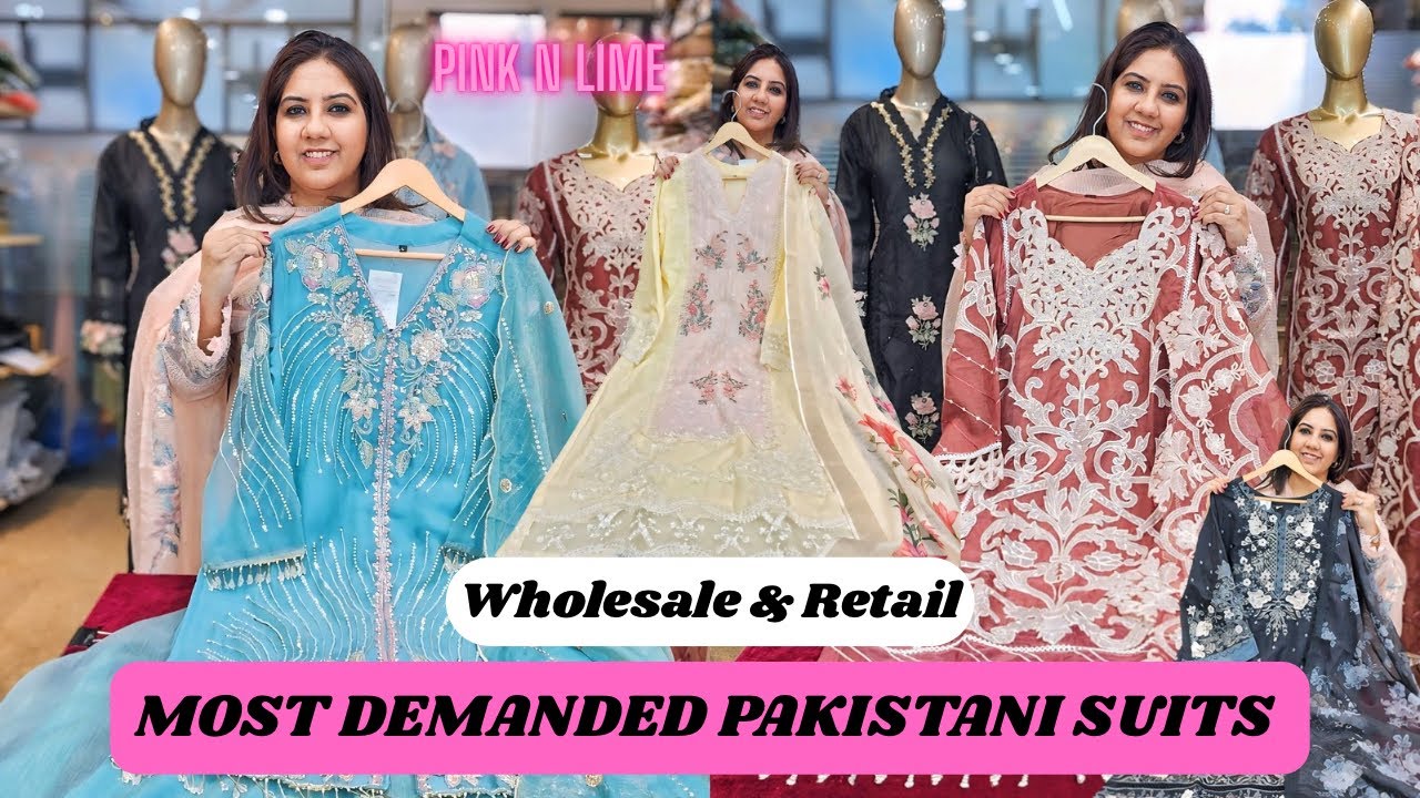 Pakistani Suits at Pink n Lime for this Eid Season