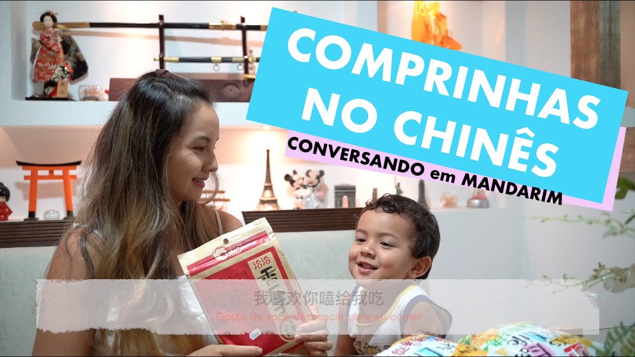 Gastamos R$500,00 Com GULOSEIMAS CHINESAS | falando em MANDARIM | Chen Xiaofen