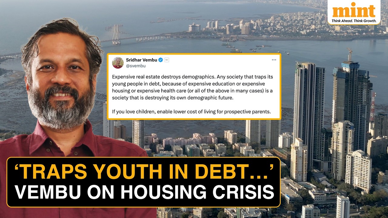 'Debt-trapped&hellip;&rsquo;, Zoho&rsquo;s Vembu Warns Of Unaffordable Real Estate, Healthcare As Incomes Remain Stuck
