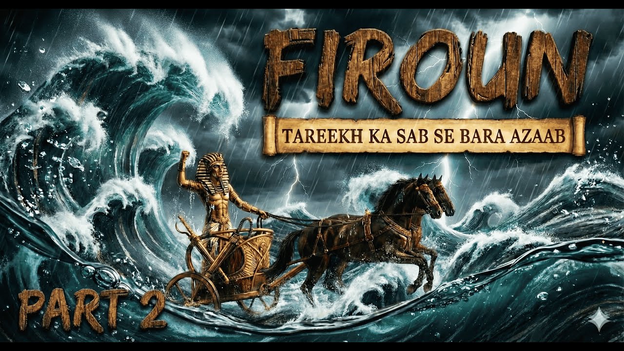 Allah Ne Firaun Ko Kaise Tabah Kiya? |PART 2 | Hazrat Musa AS Aur Samandar Phatne Ka Waqia