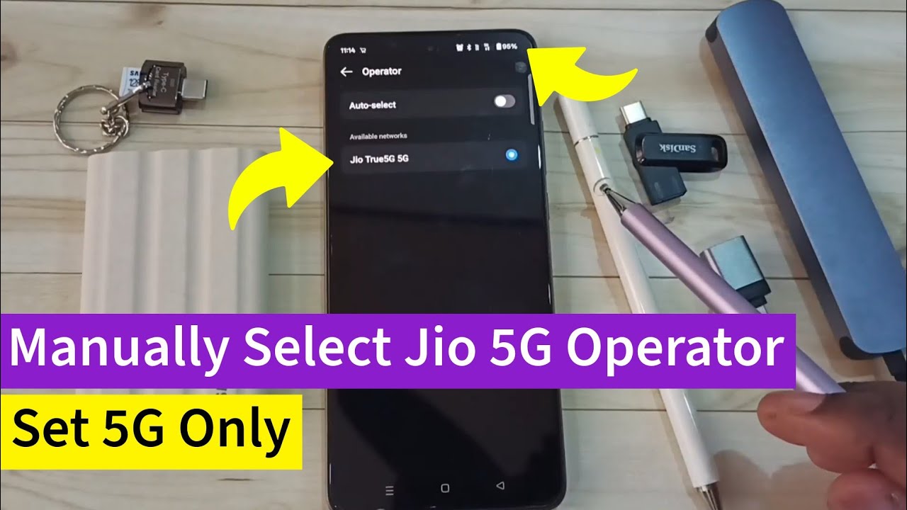 How to Manually Select Jio 5G Provider and Set 5G Only Network Mode