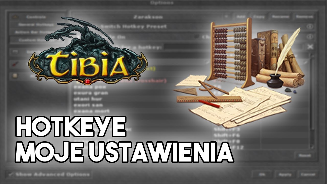 [PL] Tibia | Moje Ustawienia - Hotkeye!
