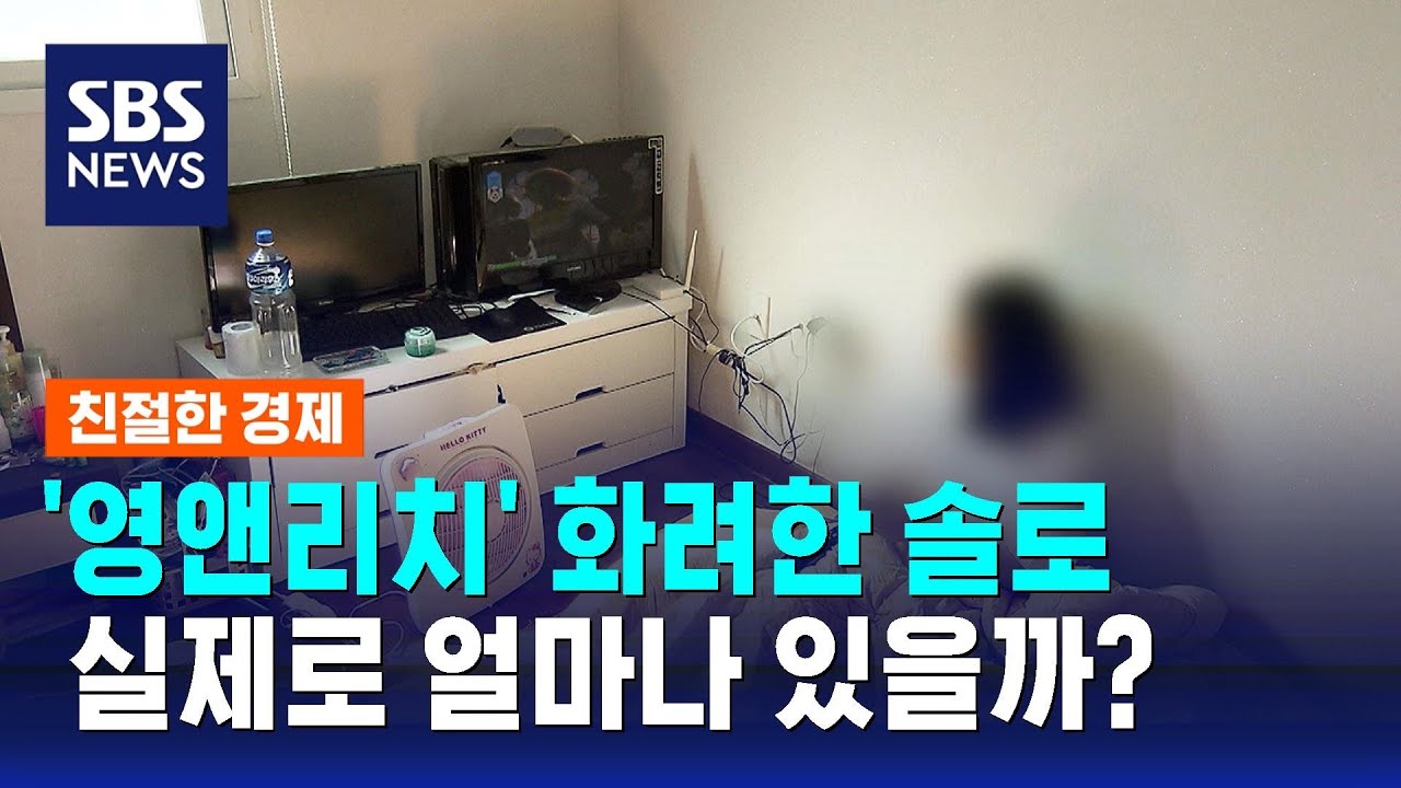 '영앤리치' 화려한 솔로, 정말 실제로 얼마나 있을까? / SBS / 친절한 경제
