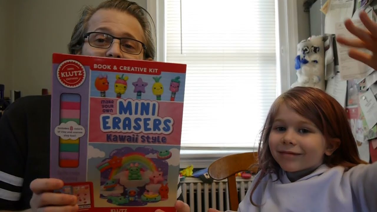 We check out Klutz Mini Erasers Kawaii Style. Make your own erasers!?
