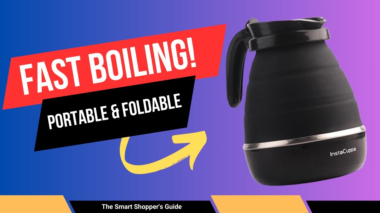 InstaCuppa Foldable Silicone Electric Kettle Review ⚡ | Fast Boiling, Portable & Travel-Friendly!