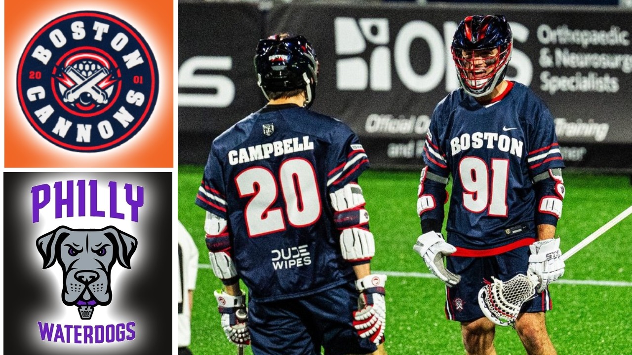 Boston Cannons kontra Philadelphia Waterdogs | PLL Tydzień 4 | 2026 Premier Lacrosse League