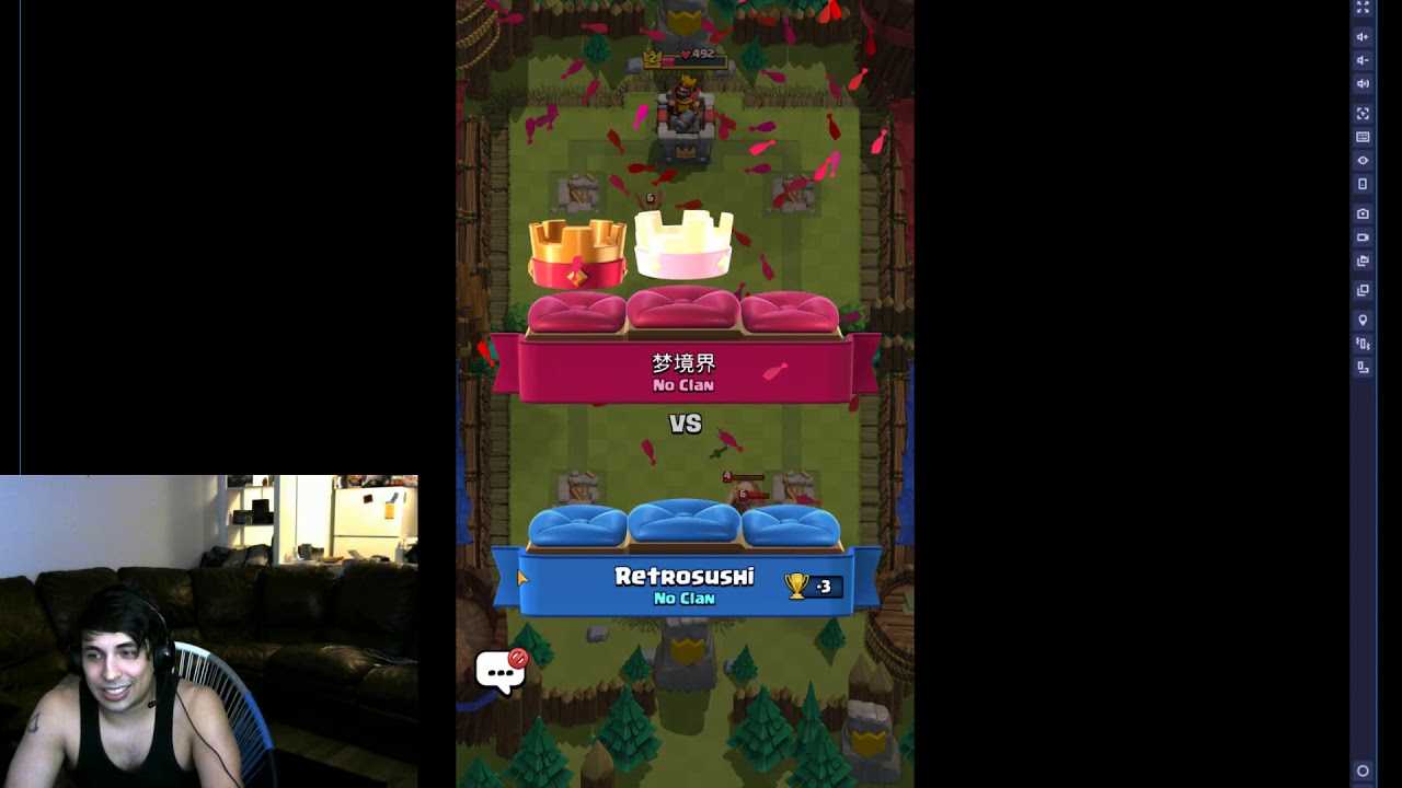 RetroSushi Plays Clash Royale