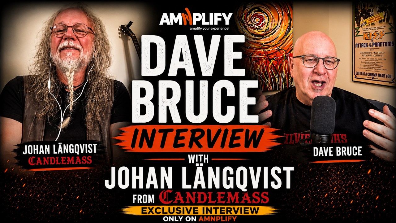 Dave Bruce Interview With Johan L&auml;ngqvist From CANDLEMASS | AMN Amnplify