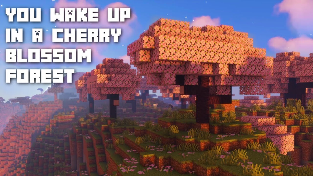 Minecraft ASMR ⛏️ Guided Visualization in a Cherry Blossom World 😴 Ear to Ear Soft Spoken