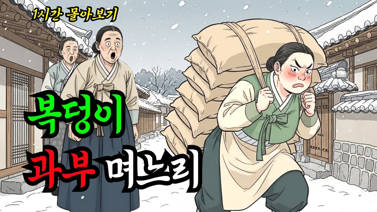 덩쿨째 굴러온 복덩이 과부 며느리, 집안을 살리다 외 2편 1시간 몰아보기 | 조선 시대 야담, 옛날이야기