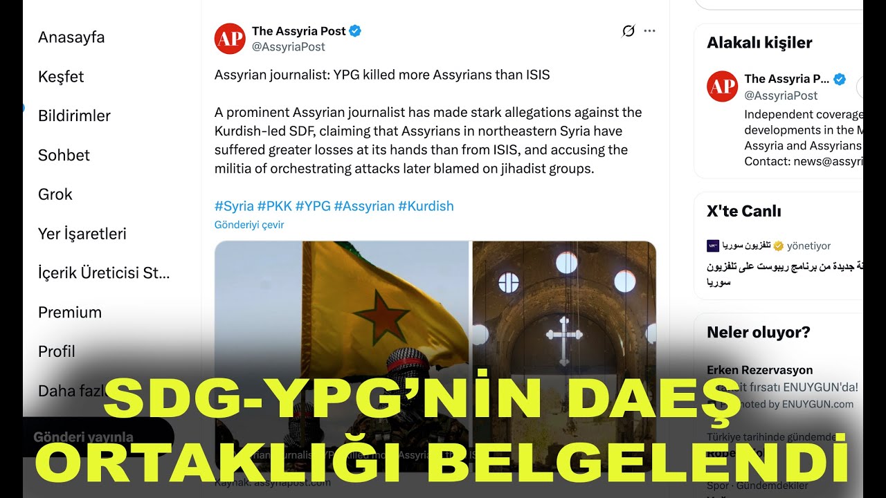 PKK/YPG TERÖR ÖRGÜTÜNÜN KİRLİ DAEŞ İTTİFAKI ORTAYA ÇIKTI