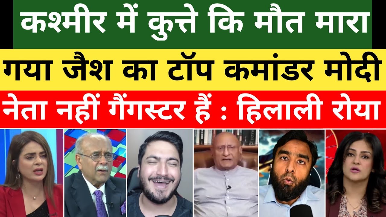 Hilaly & Pak Media Crying On Kashmir Me Jaish Commander Pauch.| Pak Media On India| Modi |Pak Reacts