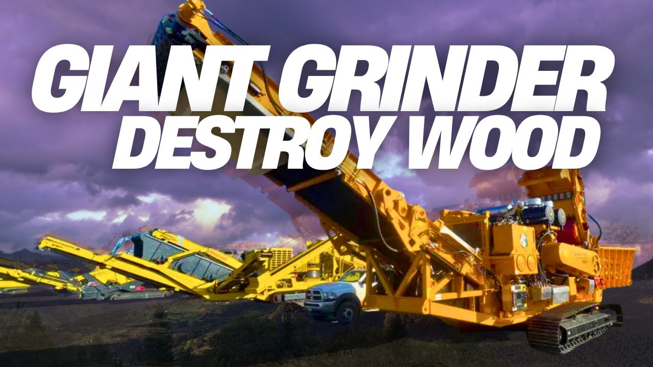 Watch This Giant Grinder Destroy Wood | CBI 6800CT Horizontal Grinder