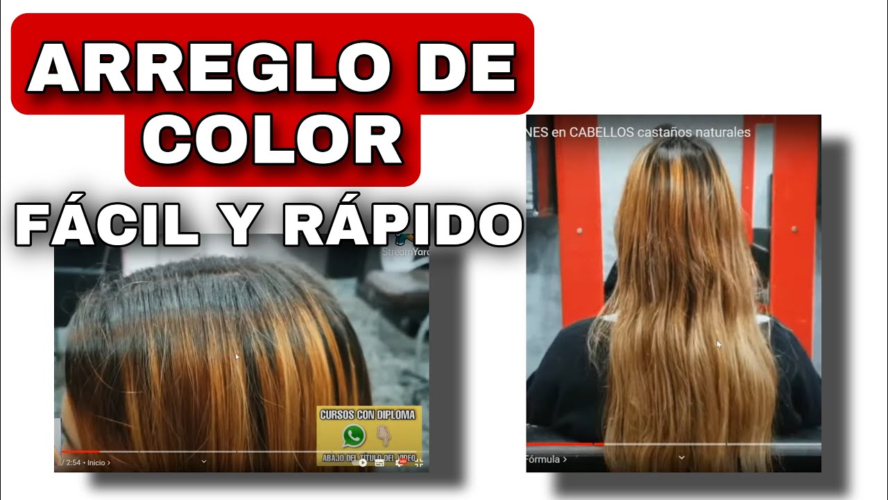 Como arreglar una DECOLORACIÓN fácil y rapido