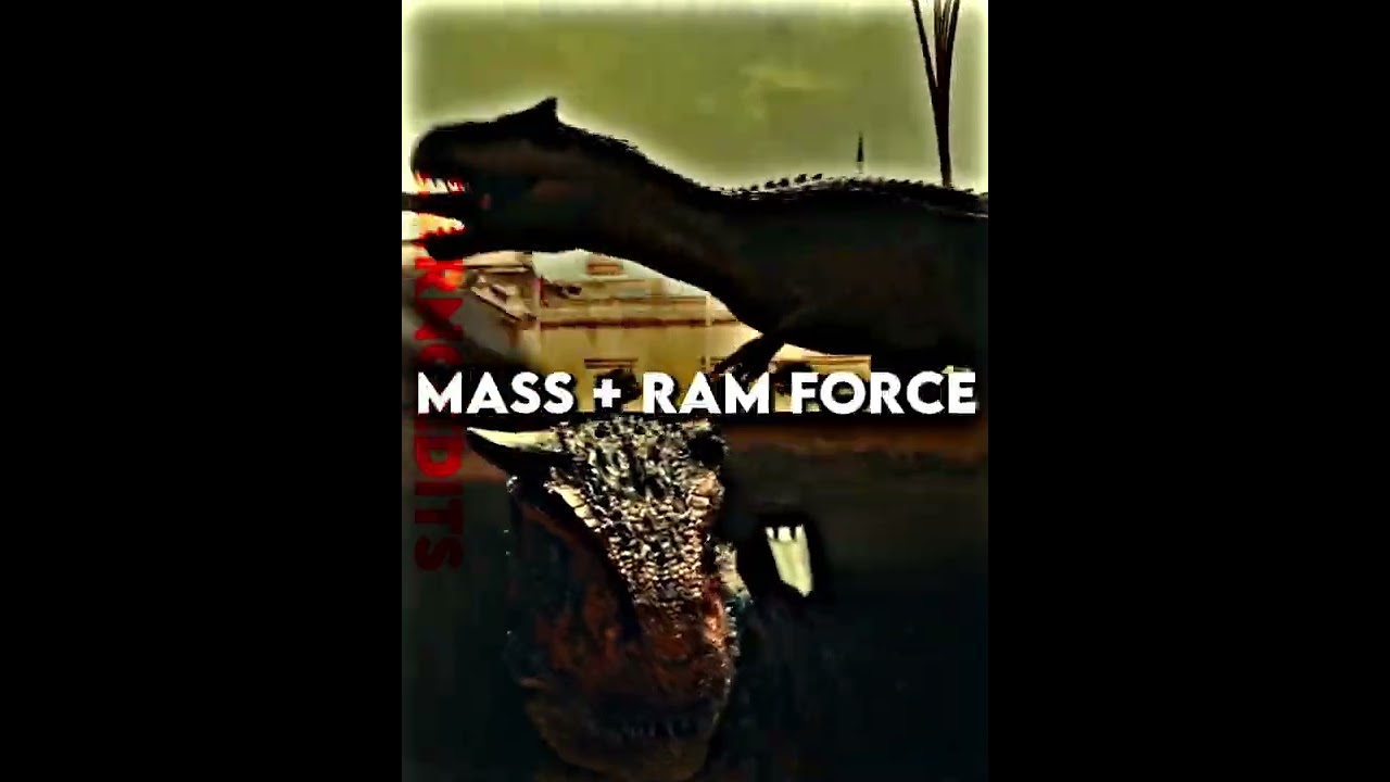 JWD Allosaurus VS Demon Carnotaurus Who Wins!? #shorts #viral #edit #trending #dinosaur