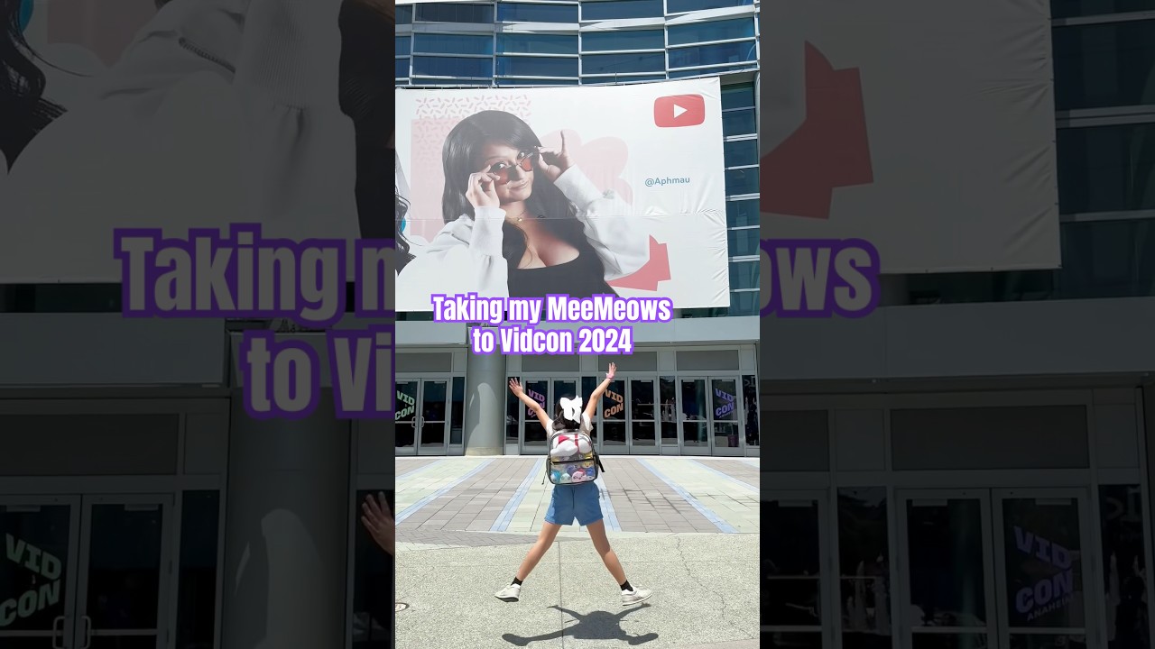 🚨VIDCON &lsquo;24 is here‼️#vidconan24 #aphmau #meemeows #shorts #foryou #letsgo #cottoncandyky_playz
