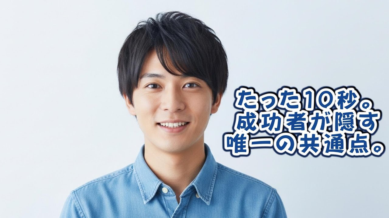 【10秒で完結】なぜ成功者は“口角”を意識するのか？ 科学的に証明された幸福習慣× 究極の節約術