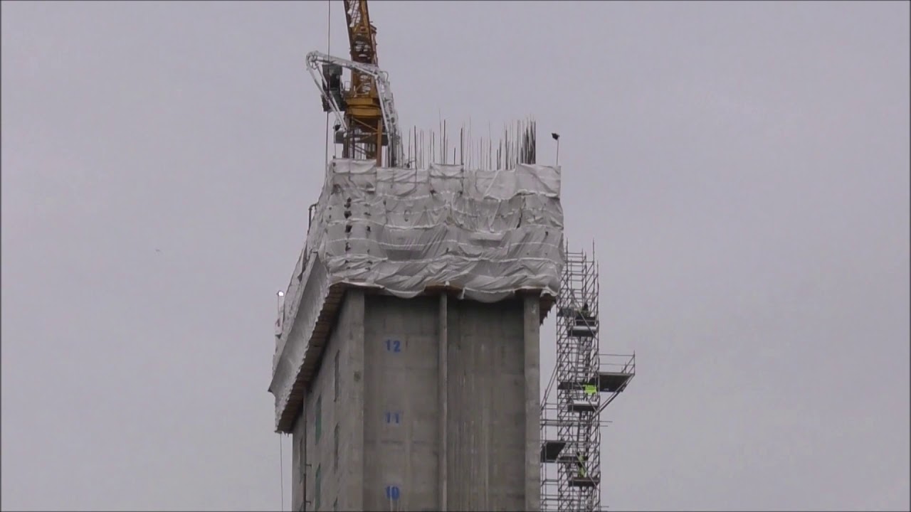 Slip Form Method used for Belfast Offices Lift Shaft