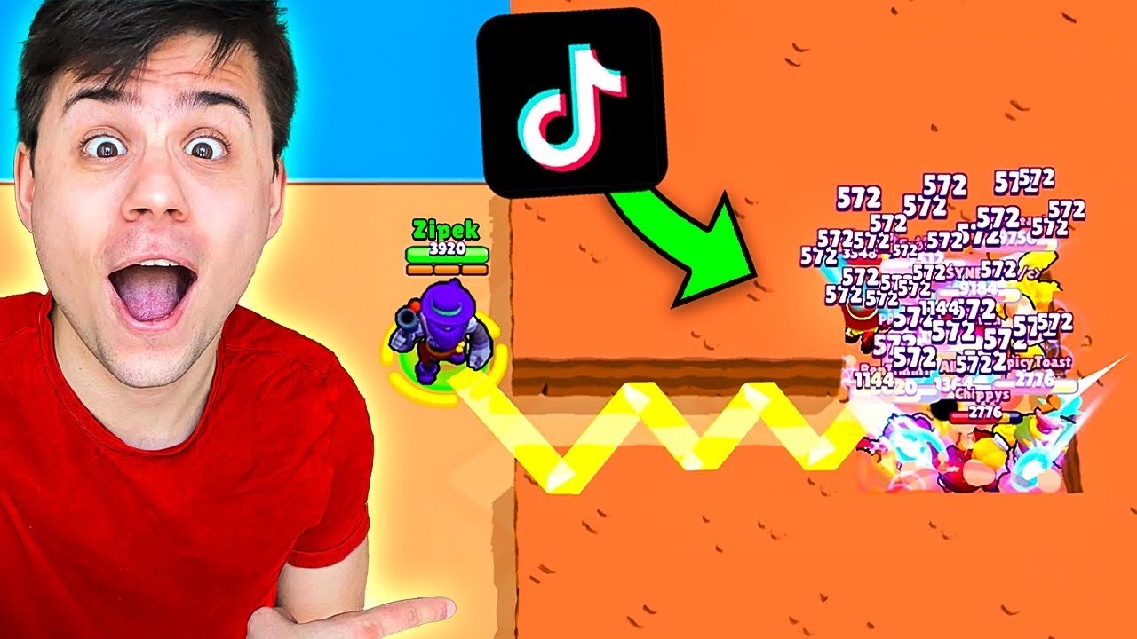 TESTUJEMY NAJLEPSZE TAKTYKI Z TIK TOKA W BRAWL STARS!