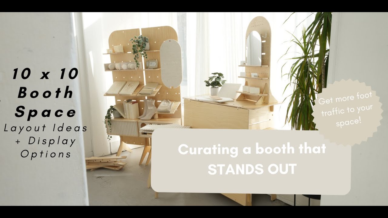 10x10 booth layout Ideas