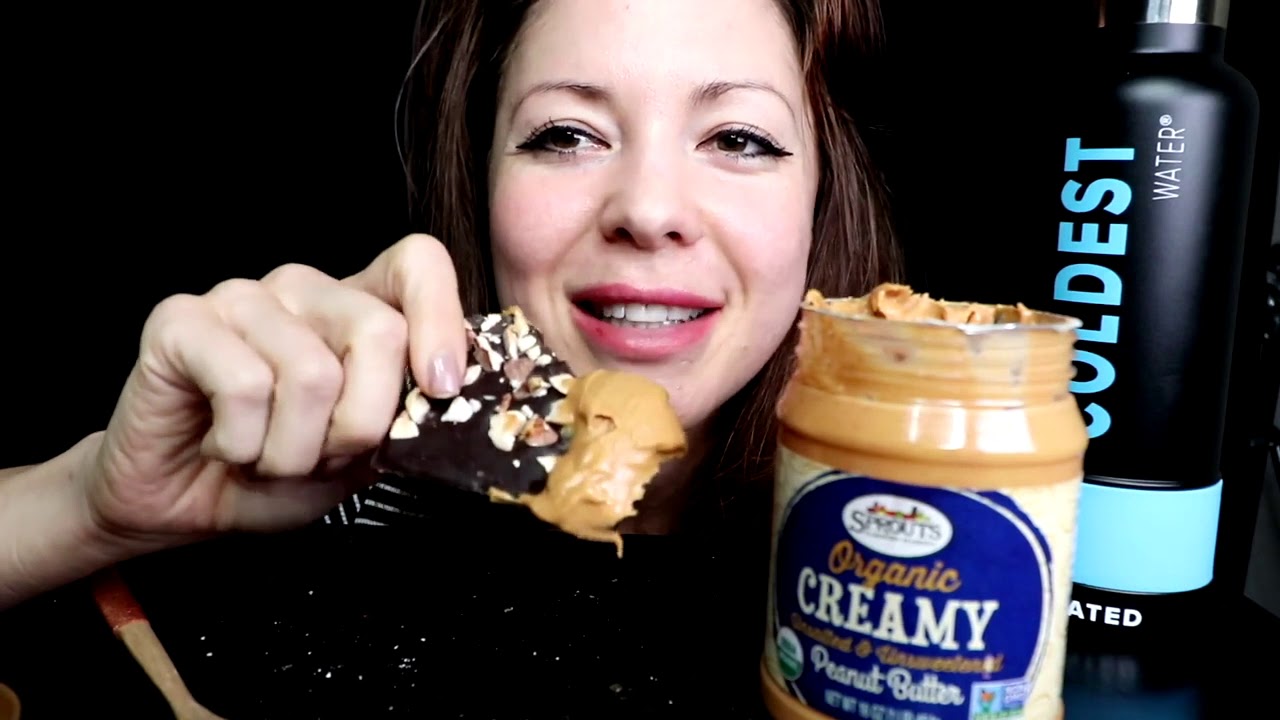 PEANUT BUTTER MUKBANG | EATING PEANUT BUTTER | 땅콩 버터