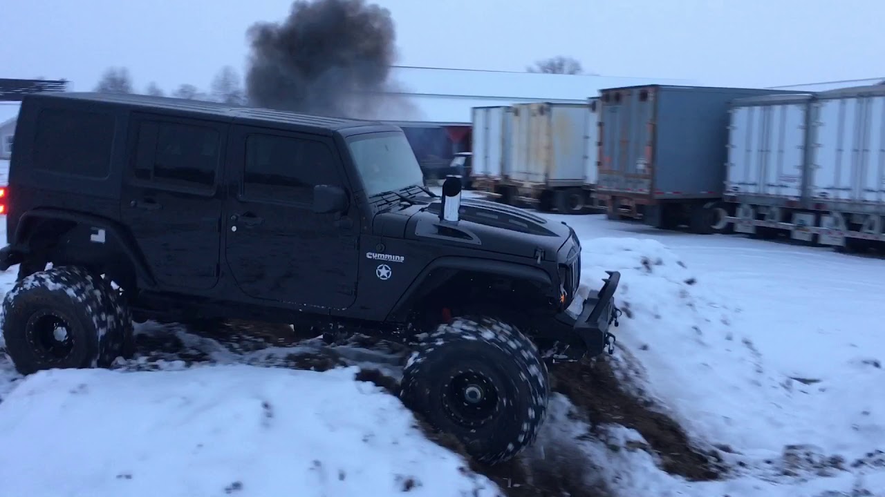 Compilation video of “Jealous Again” The 5.9 12 valve Cummins Jeep Wrangler JKU
