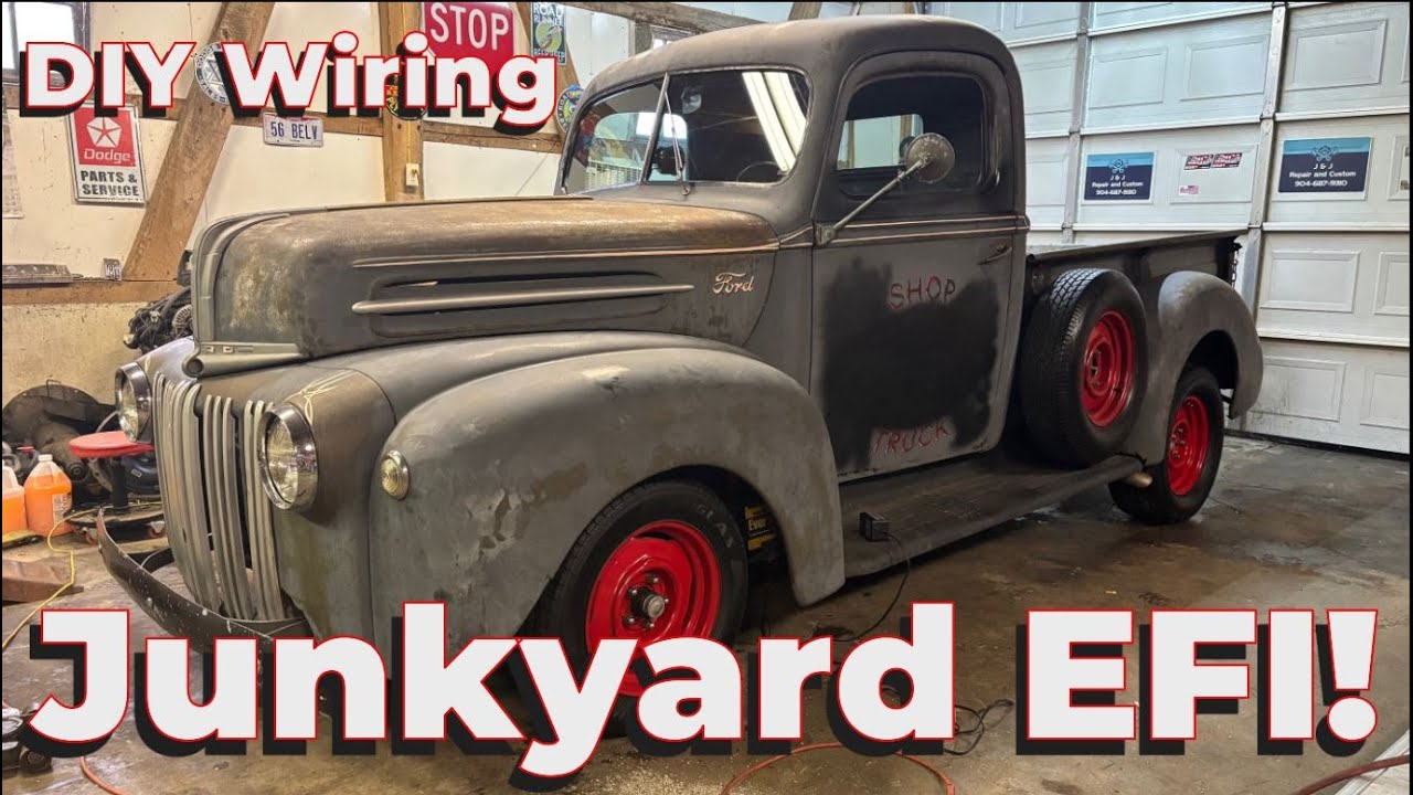 Budget EFI from Junkyard Parts!  Building a Mopar Magnum Fuel Injection Hot Rod Swap Harness!