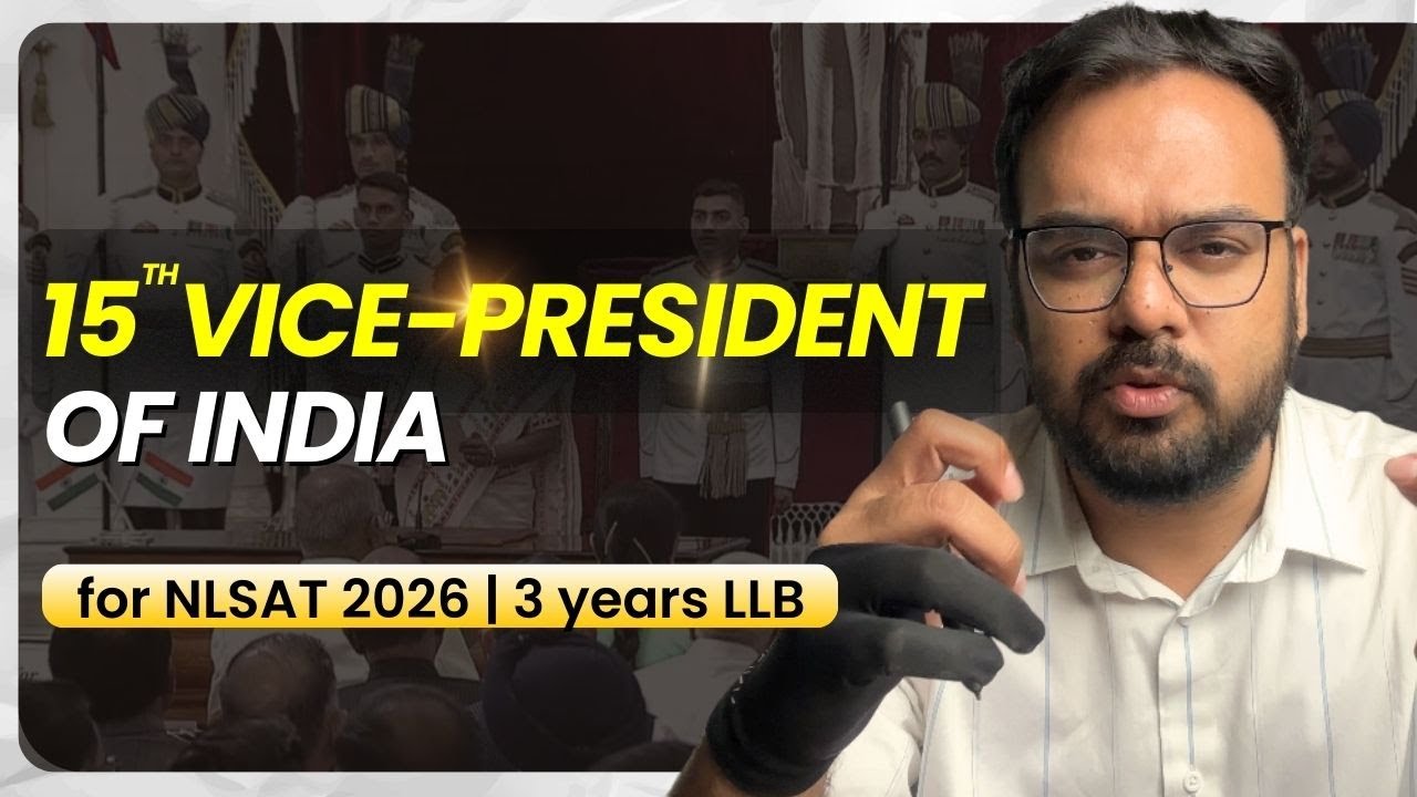 15th Vice-President of India for NLSAT 2026 GK Preparation | #nlsat2026