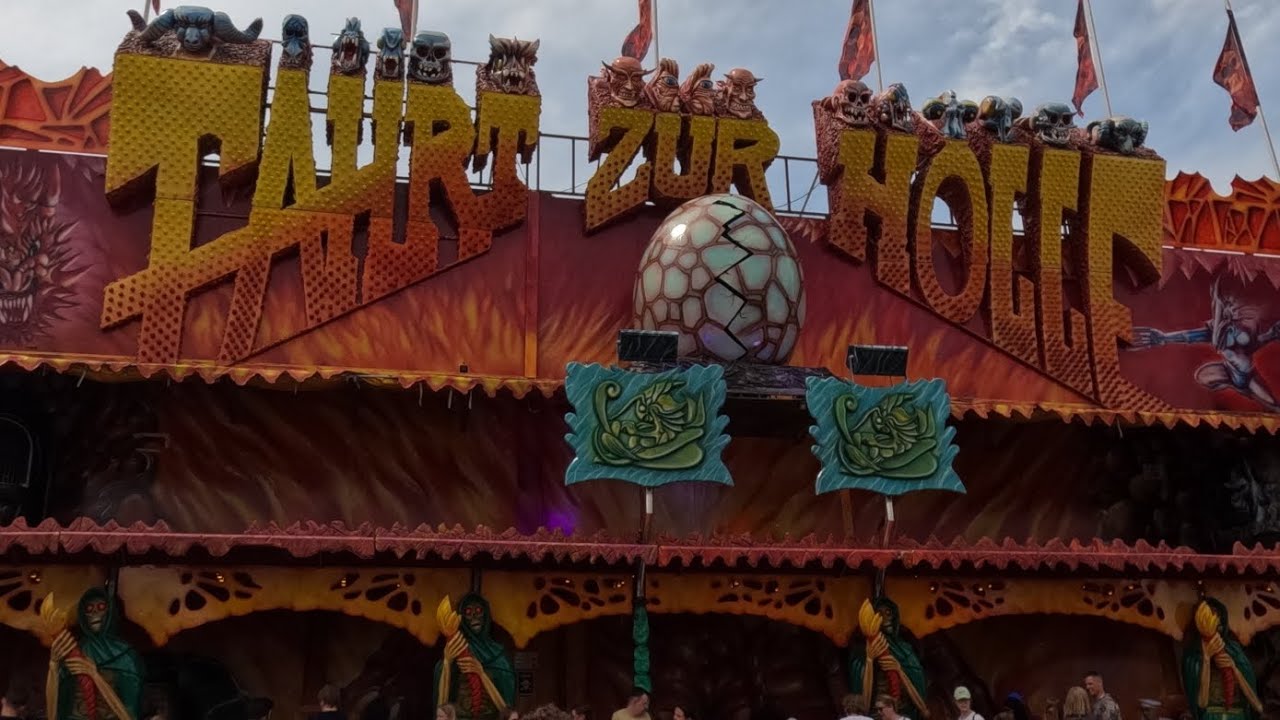 Fahrt zu Hölle Fellerhoff [Neuheit 2025]|Onride Video|Rheinkirmes Düsseldorf 2025