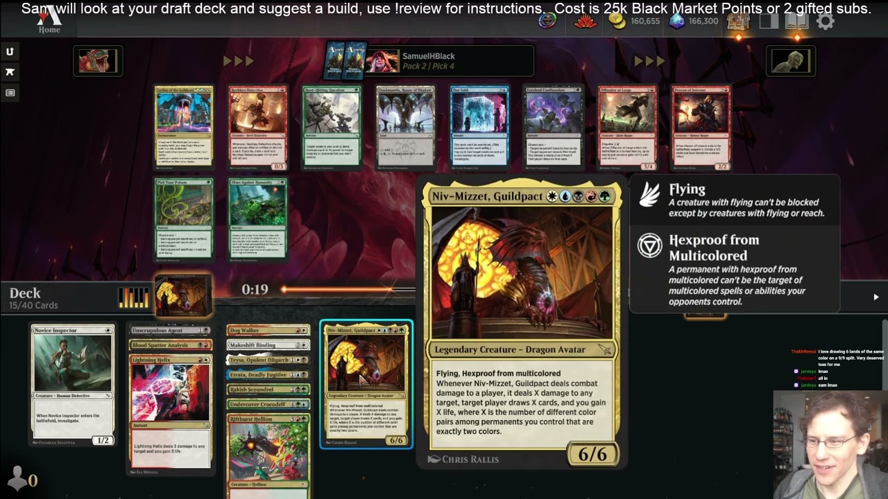 First Pick Niv-Mizzet Guildpact in my first Arena MKM Draft! | Limited Ranked Arena Gamplay