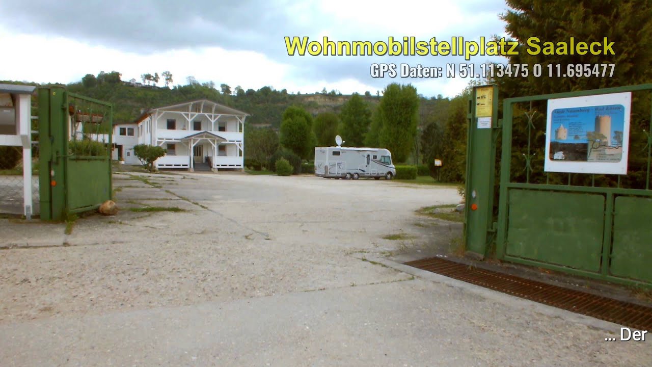 Stellplatzvideo Stellplatz Saaleck