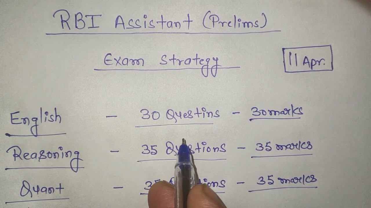 RBI Assistant Prelims 2026 Strategy | Crack RBI Assistant in First Attempt 💯