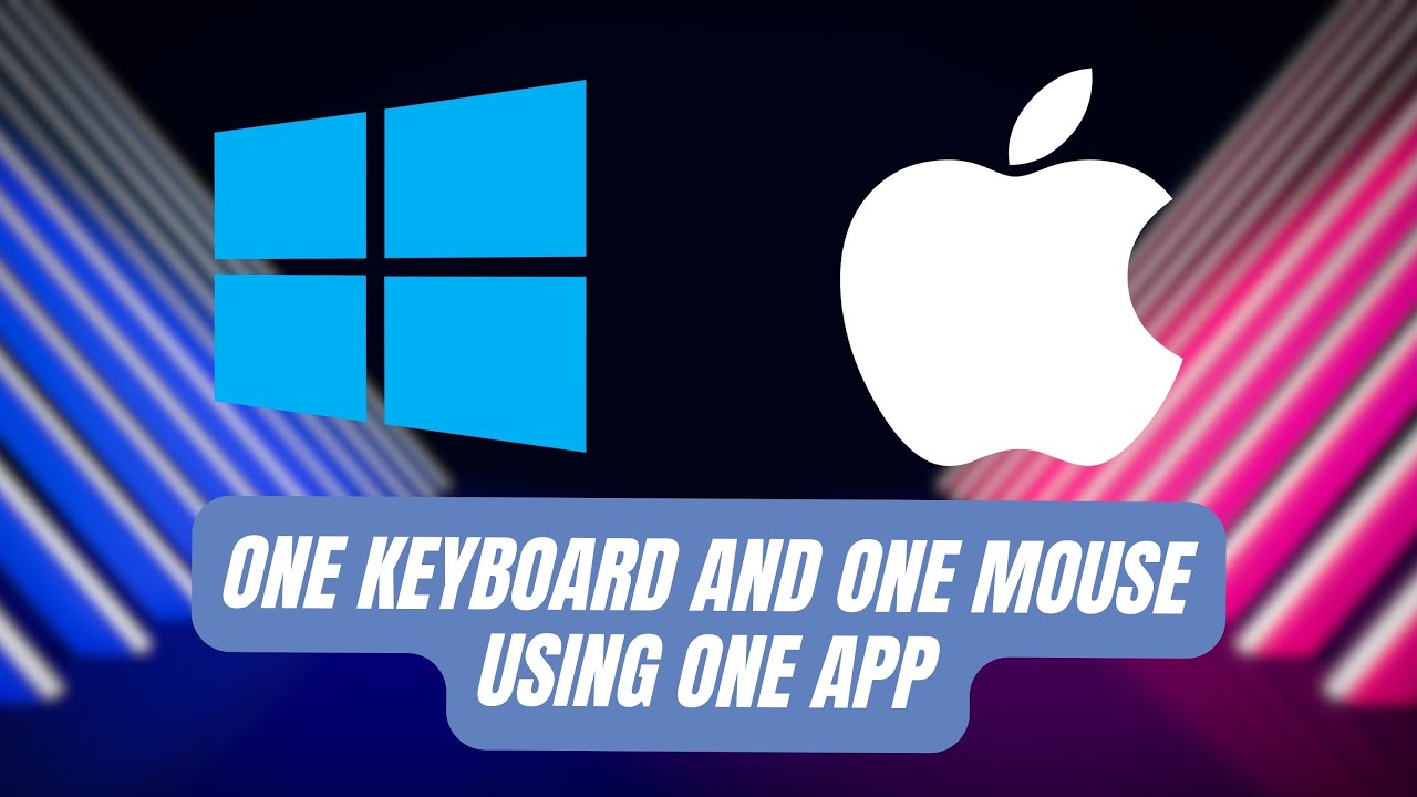 Одна мышь и клавиатура для управления компьютерами Mac и Windows с помощью этого приложения!