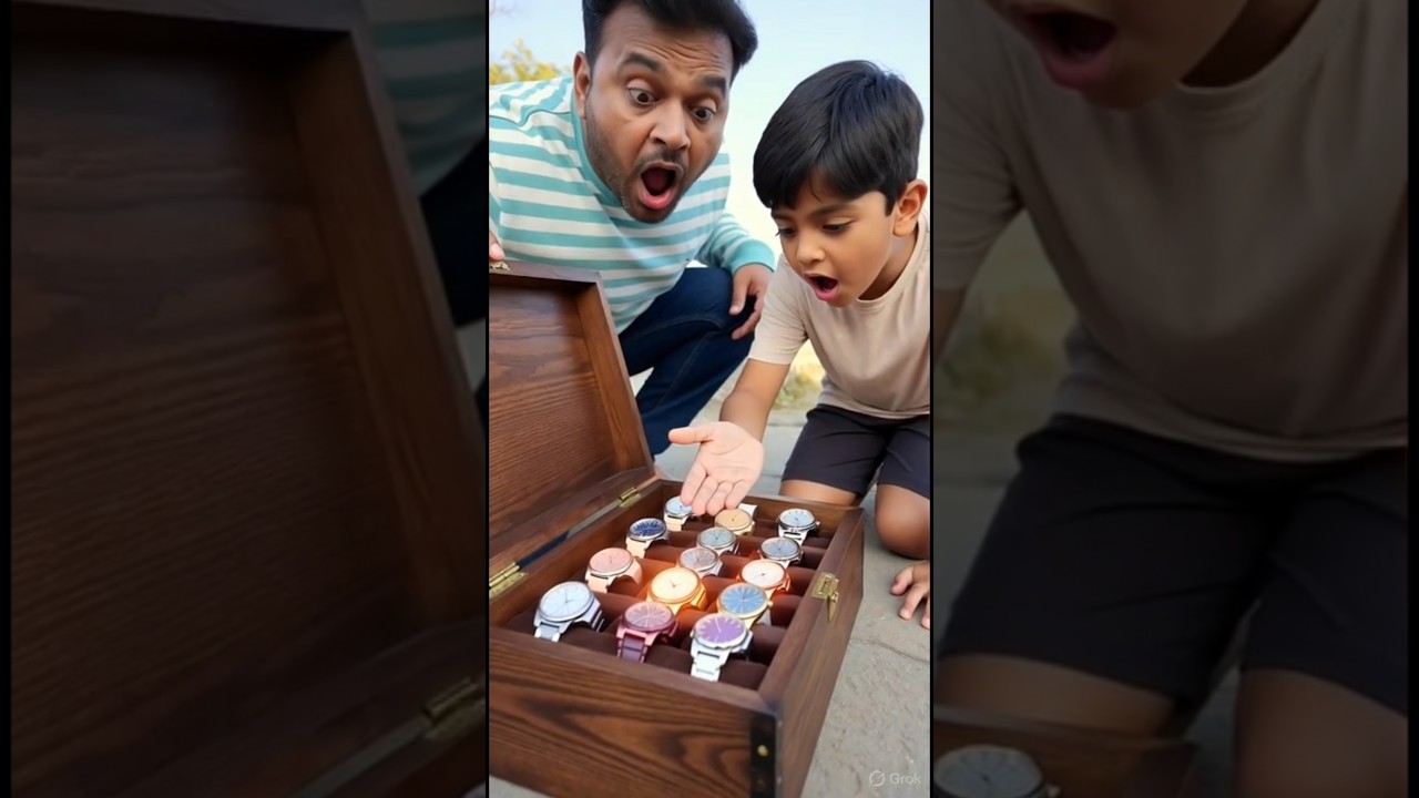 Papa ka watch collection⌚️🔥| Indian family😂|| #shorts #indian #relatable #watches #comedy #jagiya