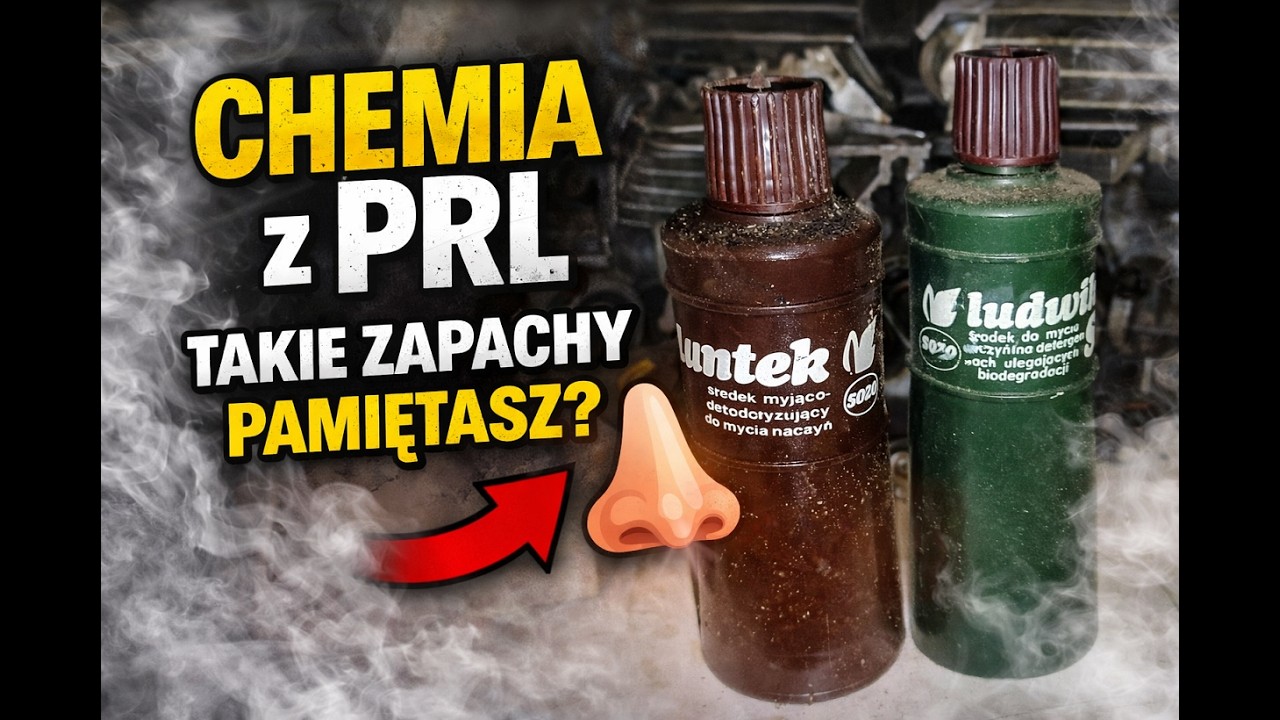 Chemia z PRL - czy pamiętasz te zapachy? #jacomoto #prl #ludwik, #muzeummotorowerów #muzeum