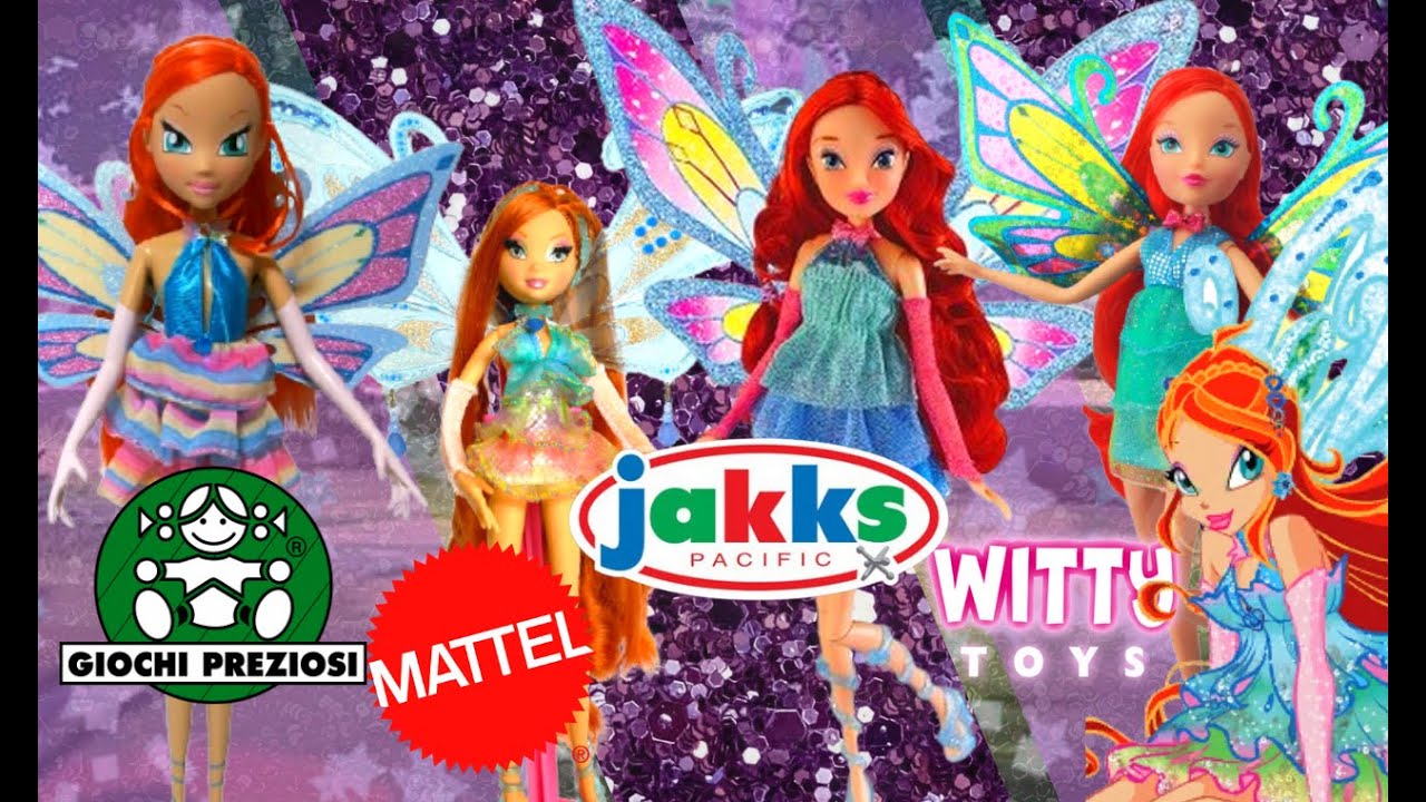 Все куклы винкс от разных компаний Mattel, giochi preziosi, gakks pacific, witty toys
