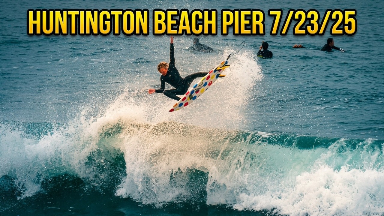 Getting Ready for the US OPEN at the Huntington Beach Pier! (July 23rd 2025 RAW Video)