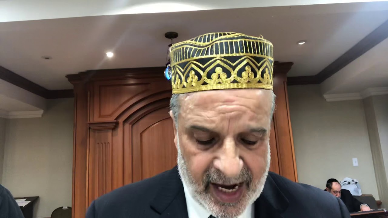 Lecture de megilat Esther par par Rabbin Cantor Yehuda Abittan.(2020)