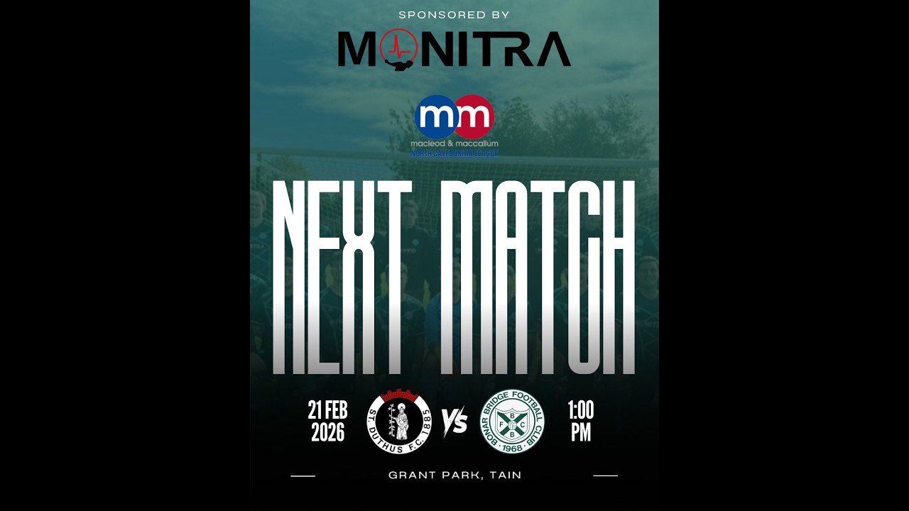 (Highlights) St Duthus 1(3) - 1(5) Bonar Bridge FC (21/02/2026) North Caledonian Cup