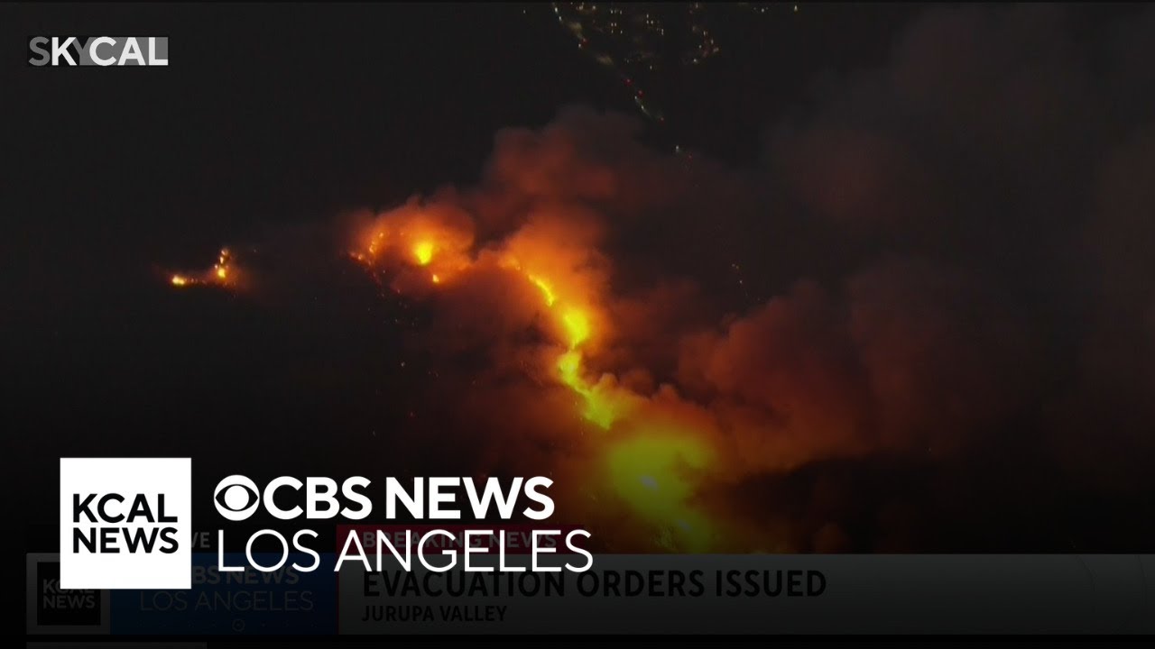 Evacuation orders issued as Pyrite Fire burns in Riverside County