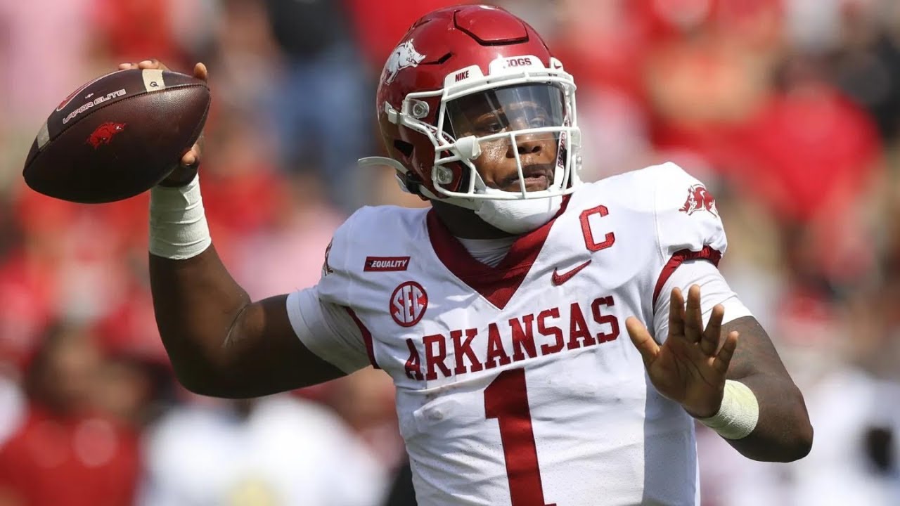 KJ Jefferson || Arkansas Razorbacks Quarterback || 2023 Senior Highlights