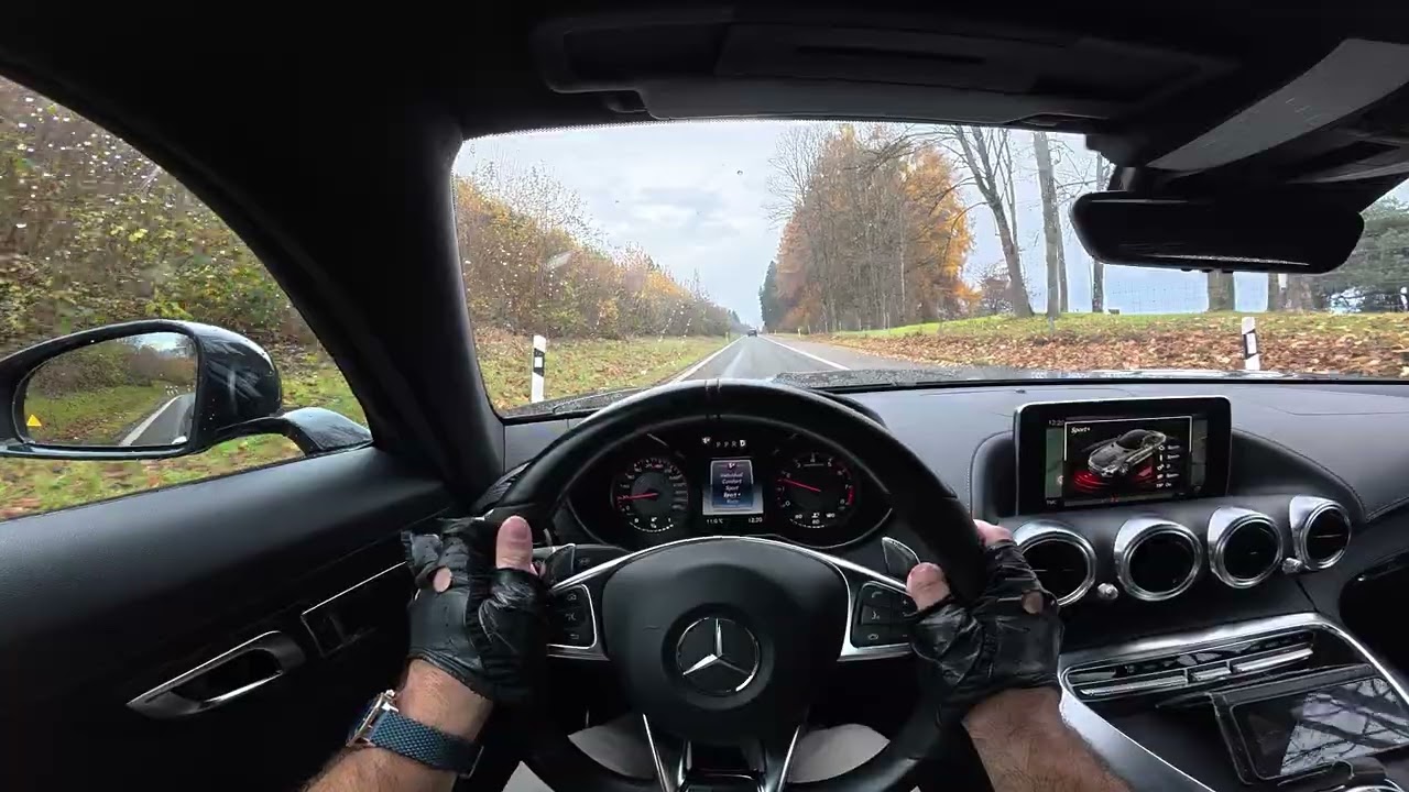 POV Drive through little Village Zürich Switzerland#Mercedes#amg #pov #drive #amggts #carlover #v8 